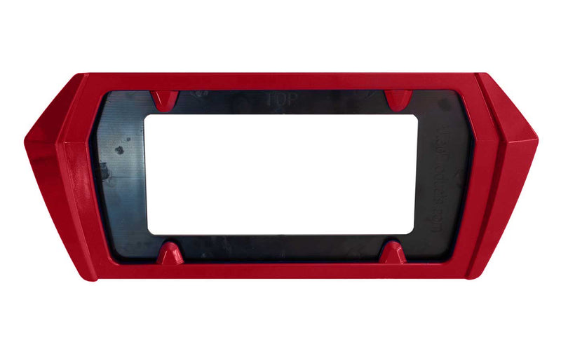 2020-2024 Chevy Corvette C8 Rear License Plate Frame Bezel - GKZ Torch Red