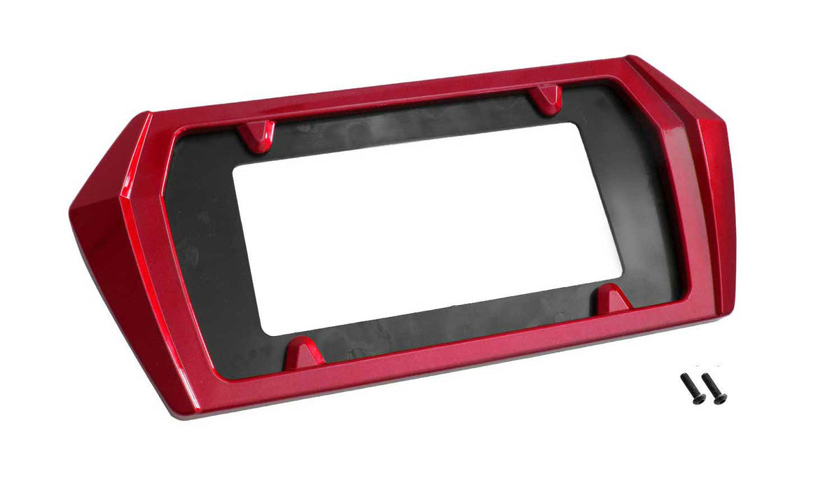 2020-2024 Chevy Corvette C8 Rear License Plate Frame Bezel - GKZ Torch Red