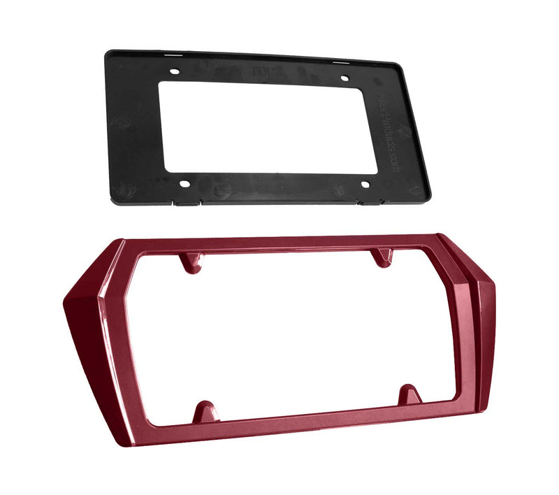 2020-2024 Chevy Corvette C8 Rear License Plate Frame Bezel - GPH Red Mist