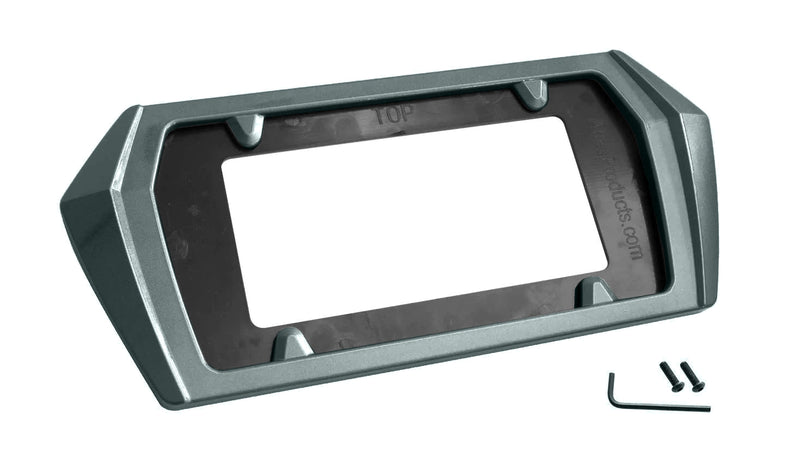 2024-2026 Chevy Corvette C8 Rear License Plate Frame Bezel - GXA Sea Wolf Gray