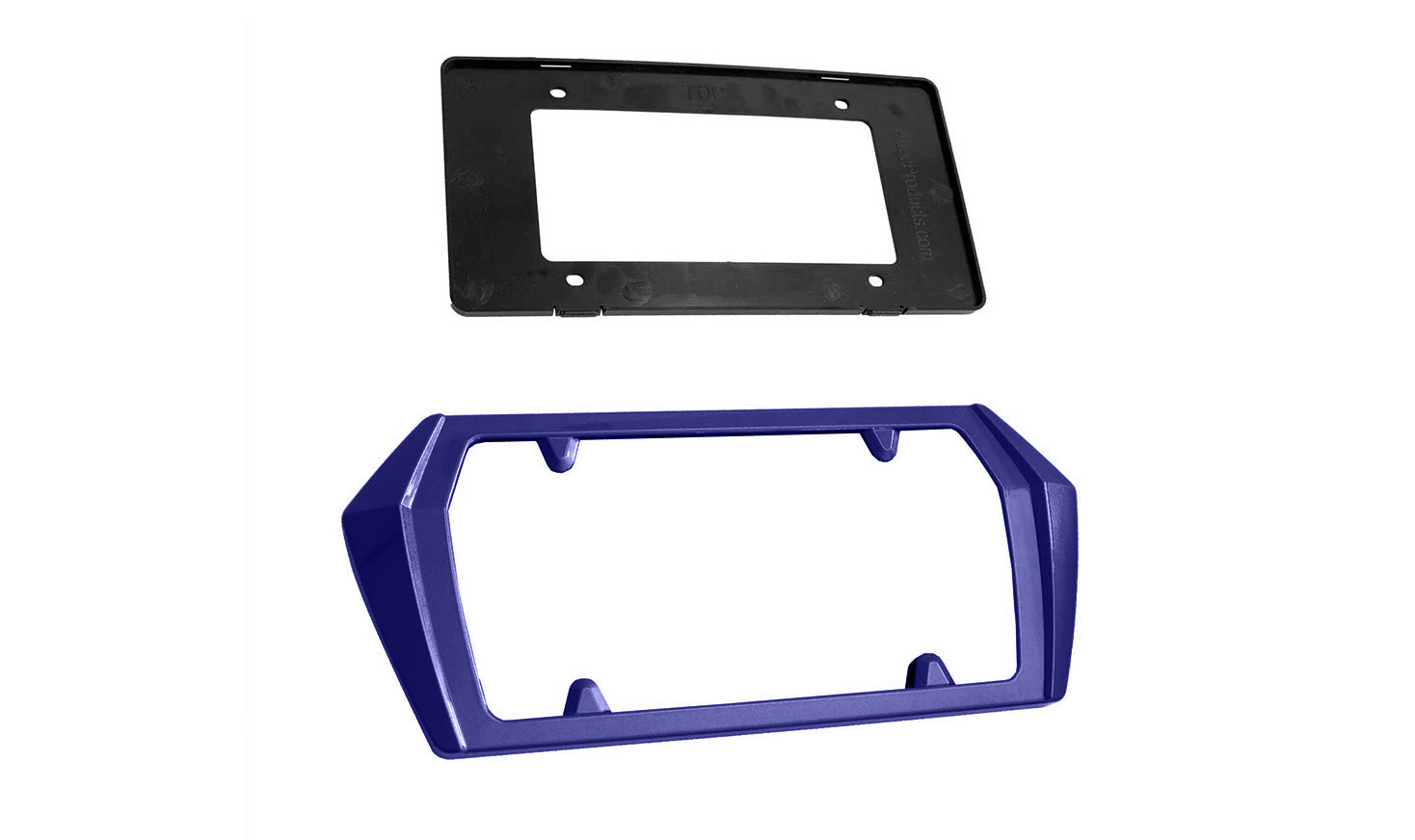 2025 Corvette C8 Painted Rear License Plate Frame GXL Hysteria