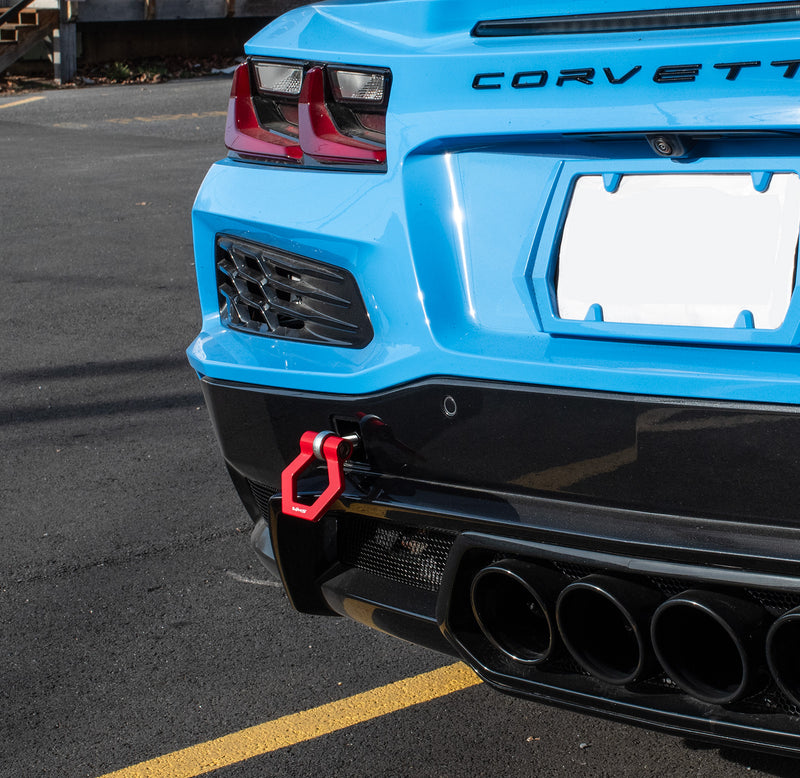 85513591 2014+ Chevrolet Corvette C7/C8 Front & Rear Tow Hooks - Red — Blue Oval ...