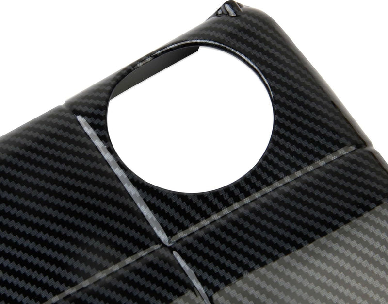 2014-2019 Corvette C7 Black Carbon Fiber Style Engine Coolant Tank Cover