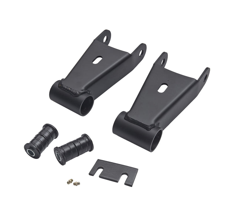 2021-2026 F-150 3.5L PowerBoost M-3000-PB4 Rear 1.5" Lowering Kit Shackles & Bushings