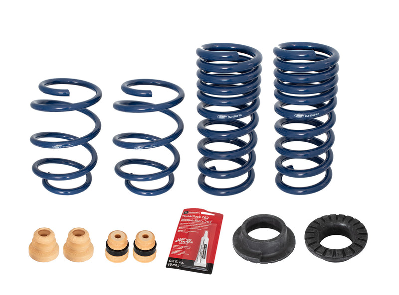 2015-2026 Mustang 2.3L OEM M-5300-S62T 1" Front & Rear Lowering Springs Kit