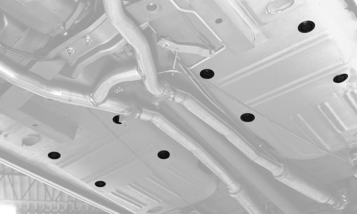 1965-1970 Mustang Floor Pan Under Seat Rubber Grommet Plugs 1.5" - Set of 8