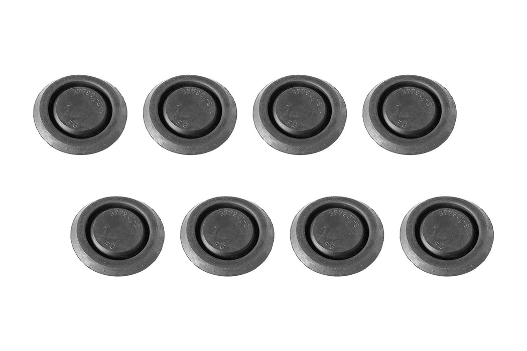 1965-1970 Mustang Floor Pan Under Seat Rubber Grommet Plugs 1.5" - Set of 8