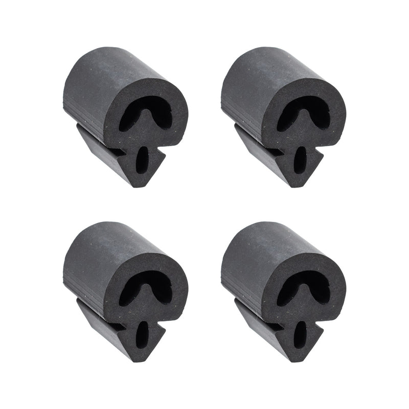 1969-1973 Ford Mustang Rubber Door Bumpers Cushions - Set of 4 (Does 2 Doors)
