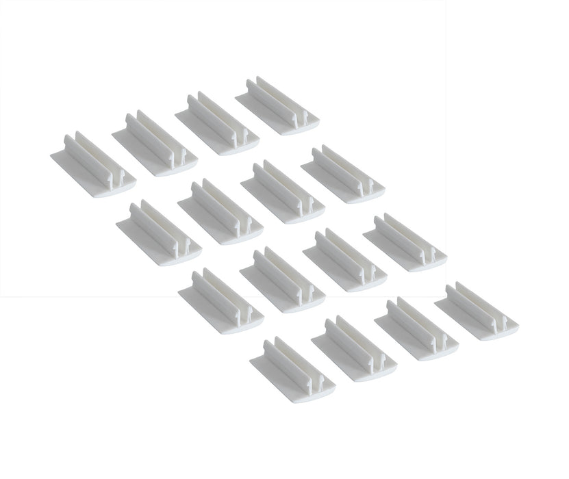 1969-1970 Ford Mustang Plastic Door Window Guides - Set of 16