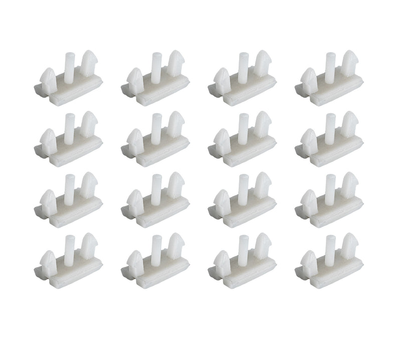 1973 Ford Mustang Front Grille Outer Trim Molding Installation Clips - Set of 16