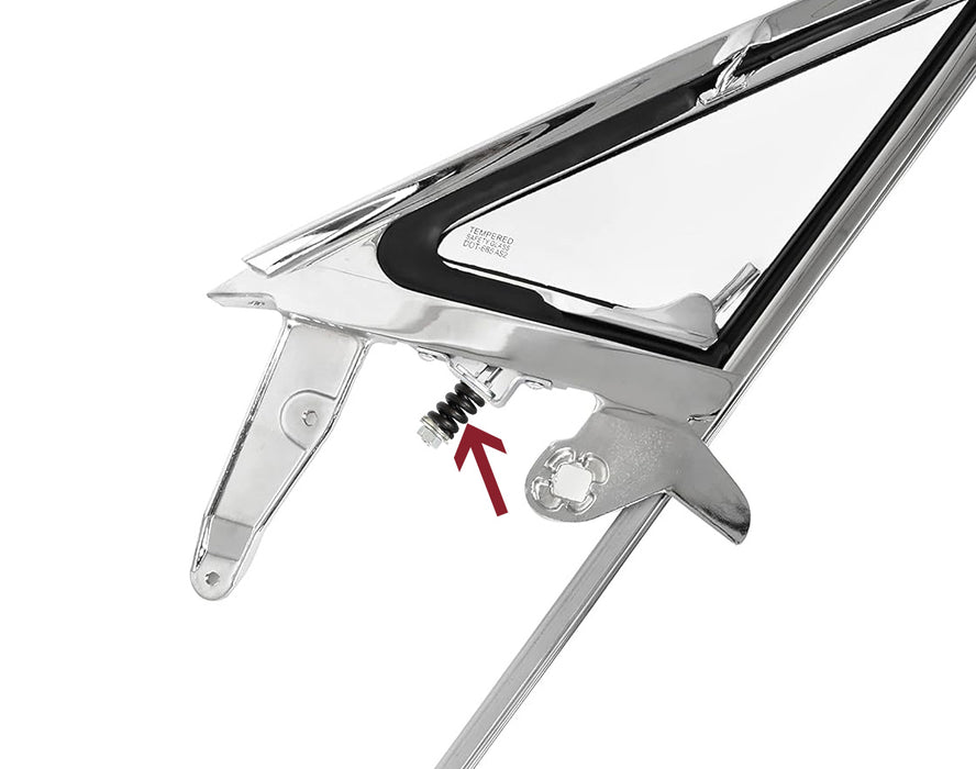 1965-1968 Ford Mustang Vent Window Open Close Tension Springs - Pair