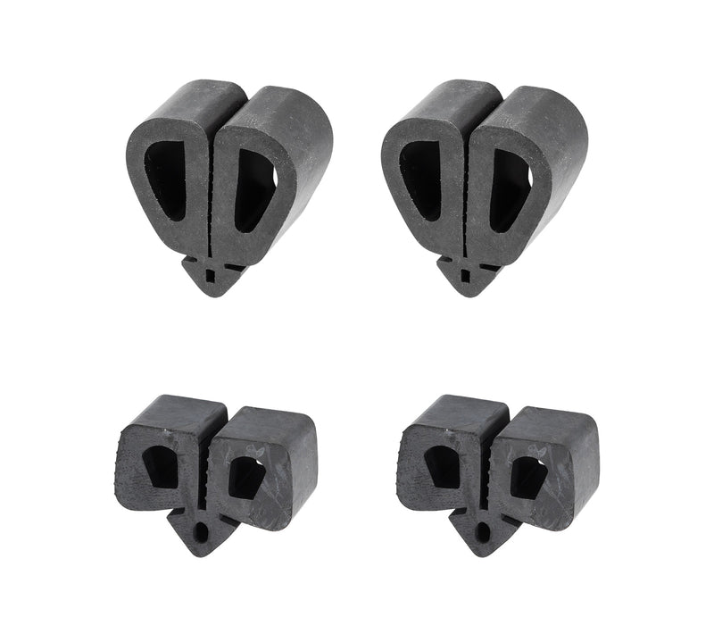 1967-1968 Ford Mustang Hood to Fender Rubber Bumpers - 4pc Set