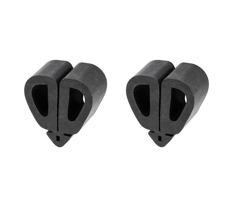 1967-1968 Ford Mustang Rear Hood to Fender Rubber Bumpers - Pair