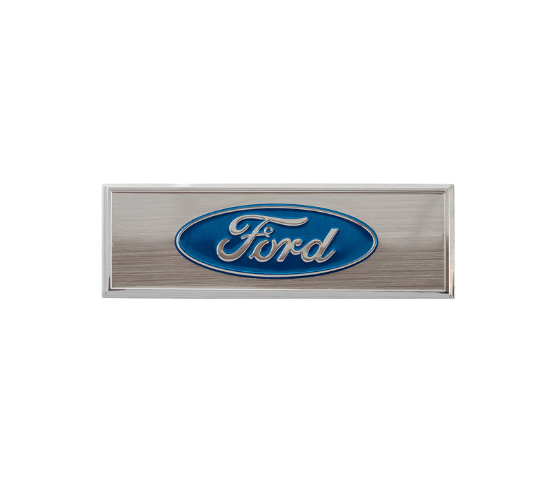 1968-1973 Mustang Ford Oval Logo Door Sill Scuff Plate Emblem 3" x 1"
