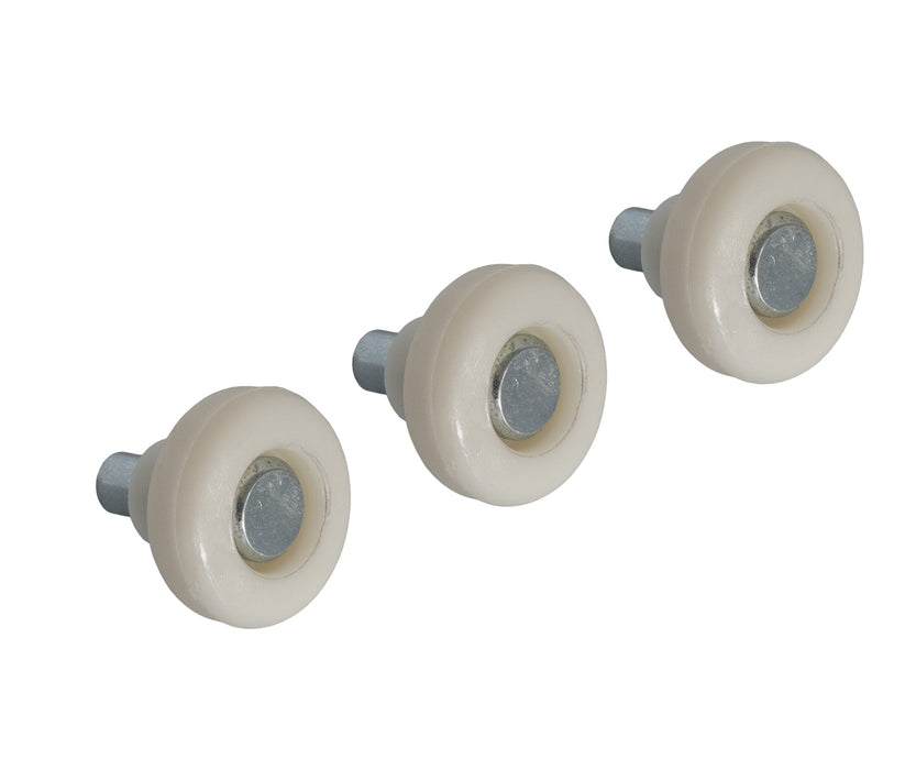 1967-1968 Ford Mustang Window Regulator Arm Roller & Rivet Pins - Set of 3