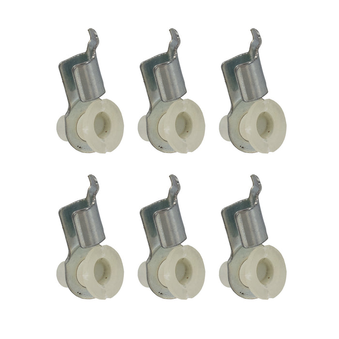 1965-1966 Ford Mustang Door Lock Latch Rod Retainer Clips - Set of 6