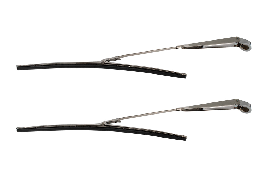 1966-1968 Ford Mustang 15" Windshield Wiper Washer Blades & Arms