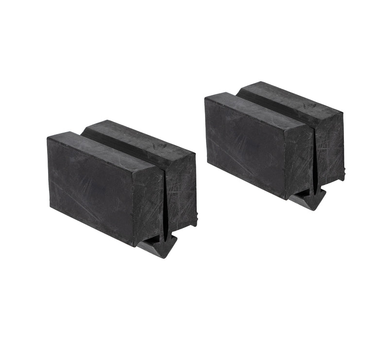 1965-1968 Ford Mustang Door Window Glass Lower Rubber Stop Bumpers Pair