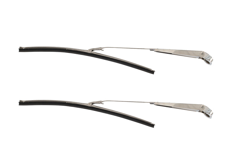 1969-1970 Ford Mustang 16" Windshield Wiper Washer Blades & Arms