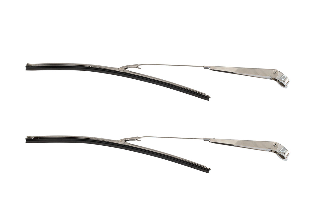 1969-1970 Ford Mustang 16" Windshield Wiper Washer Blades & Arms