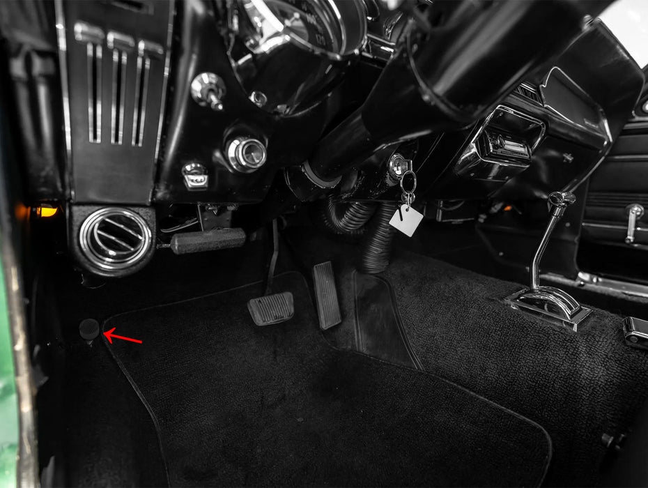 1965-1973 Ford Mustang Rubber Headlight Dimmer High Beam Foot Switch Rubber Cover