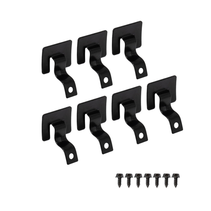 1969-1970 Ford Mustang Front Lower Windshield Molding Retainer Clips & Screws - Set of 7