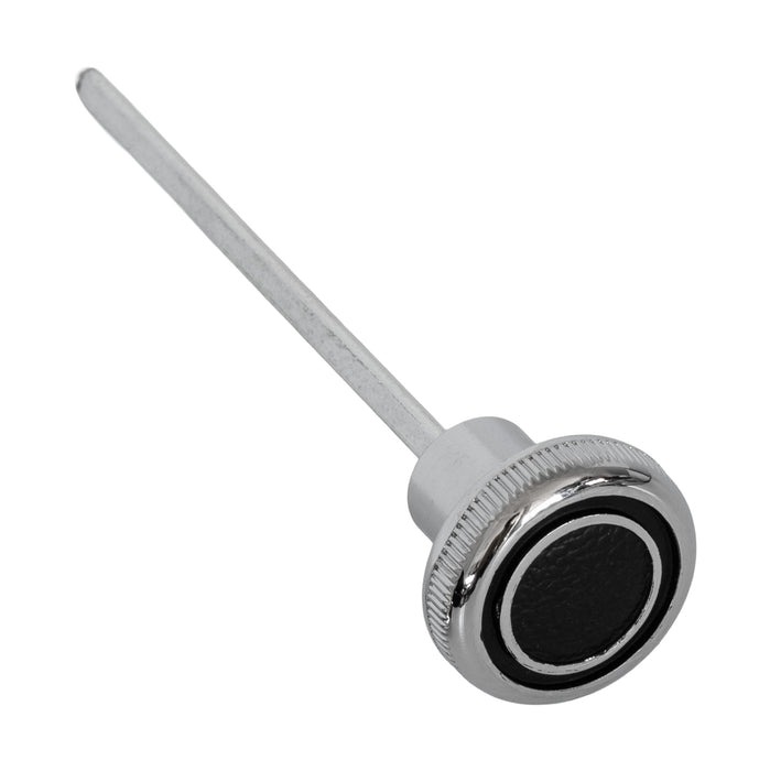 1969-1970 Ford Mustang Chrome & Black Headlight Switch Knob w/ Shaft