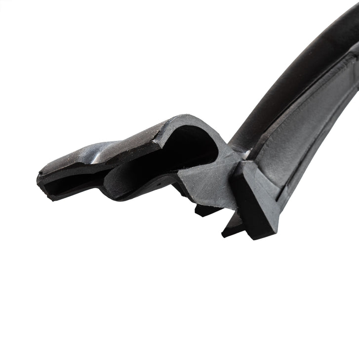 1967-1968 Ford Mustang Fastback Roof Rail Rubber Weatherstrip Seals Pair LH & RH