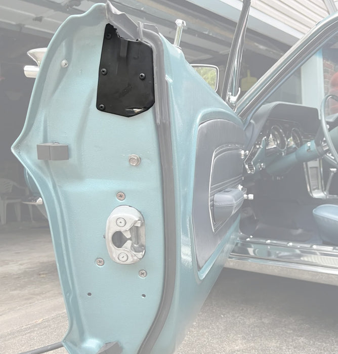 1967-1968 Ford Mustang Back of Door to Window Weatherstrip Seals Pair LH RH