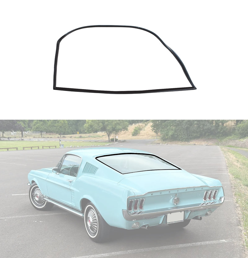 1967-1968 Ford Mustang Fastback Rear Window Rubber Weatherstrip Seal
