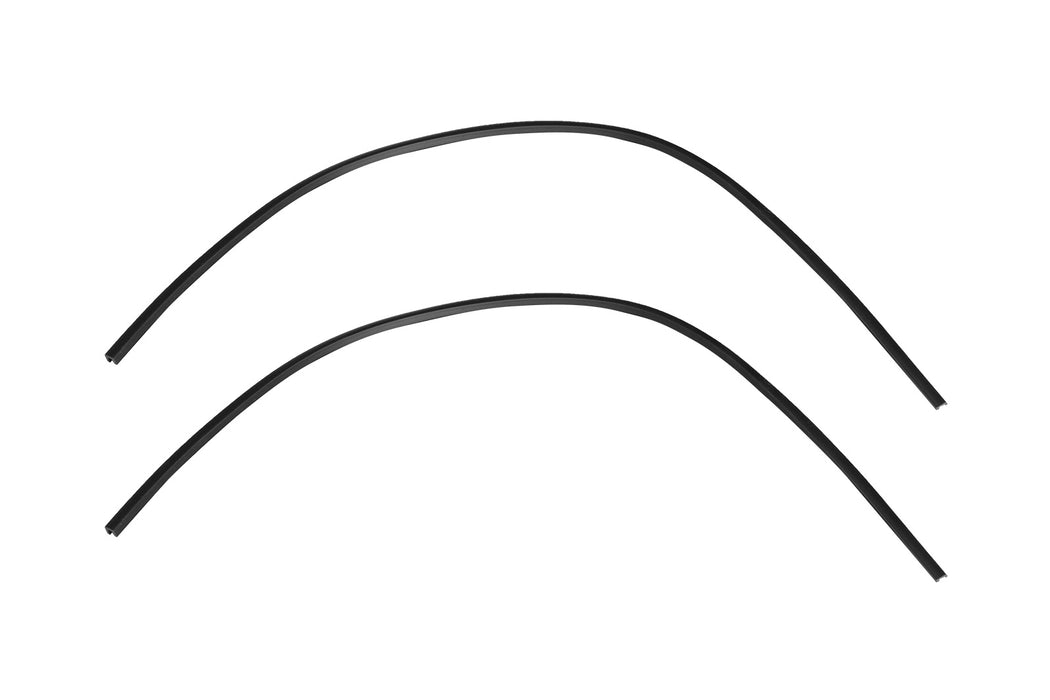 1967-1970 Ford Mustang Front Headlight Bucket Fender Extension Rubber Weatherstrip Seals - Pair