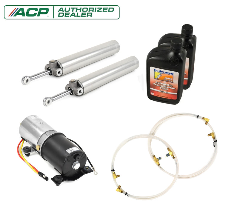 1964-1970 Mustang Convertible Top Cylinders Hydraulic Motor Pump Hoses Lift Kit