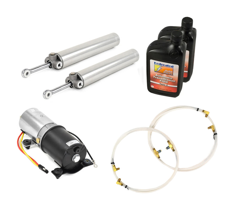 1964-1970 Mustang Convertible Top Cylinders Hydraulic Motor Pump Hoses Lift Kit