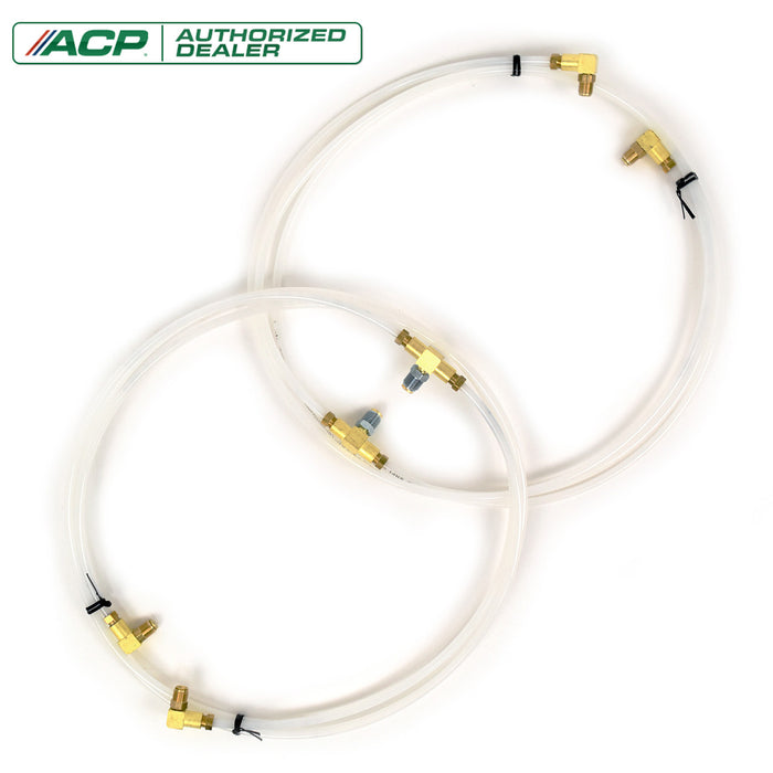 1964-1970 Mustang Convertible Top Lift Hydraulic Cylinder Upper & Lower Hose Set