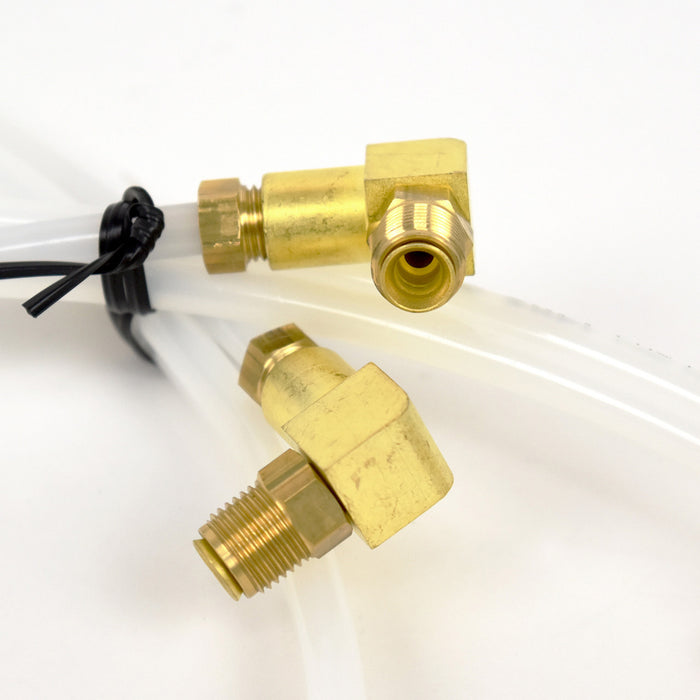 1964-1970 Mustang Convertible Top Lift Hydraulic Cylinder Upper & Lower Hose Set