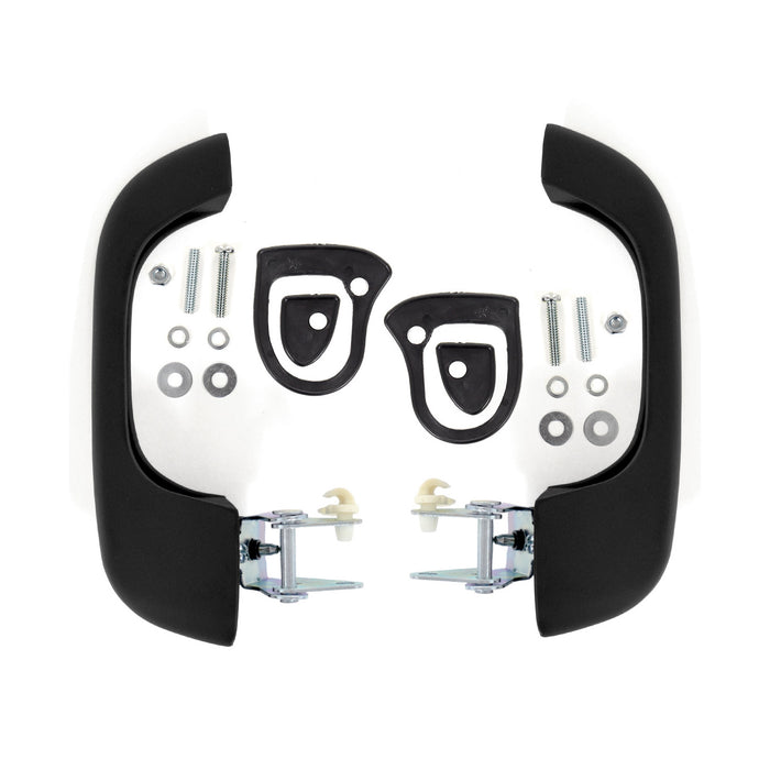 1967-1968 Ford Mustang Black Outside Exterior Complete Door Handles Pair LH RH