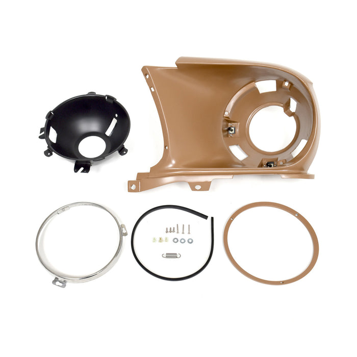 1967-1968 Ford Mustang Headlight Bucket Assembly Housing Driver Side LH