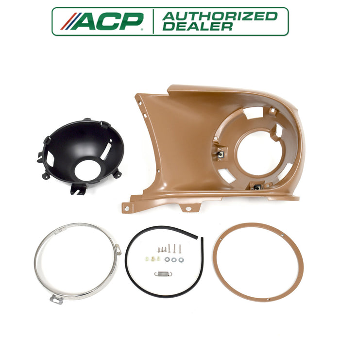 1967-1968 Ford Mustang Headlight Bucket Assembly Housing Driver Side LH