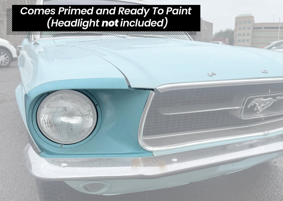 1967-1968 Ford Mustang Headlight Bucket Assembly Housing Passenger Side RH