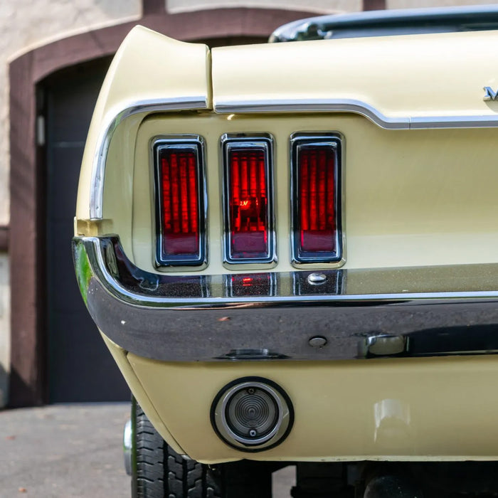 1967-1968 Ford Mustang Rear Bumper Lower Backup Light Assembly Driver Side LH