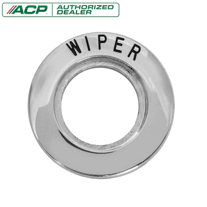 1964-1966 Ford Mustang Chrome Die Cast Windshield Wiper Switch Bezel