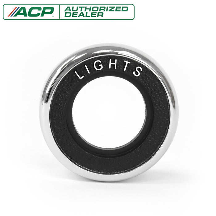 1969-1970 Ford Mustang Chrome Die Cast Headlight Switch Bezel