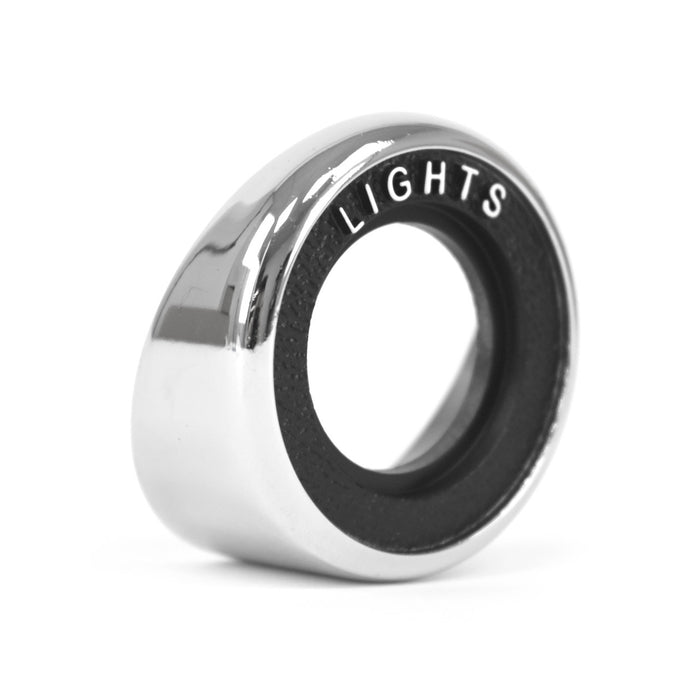 1969-1970 Ford Mustang Chrome Die Cast Headlight Switch Bezel