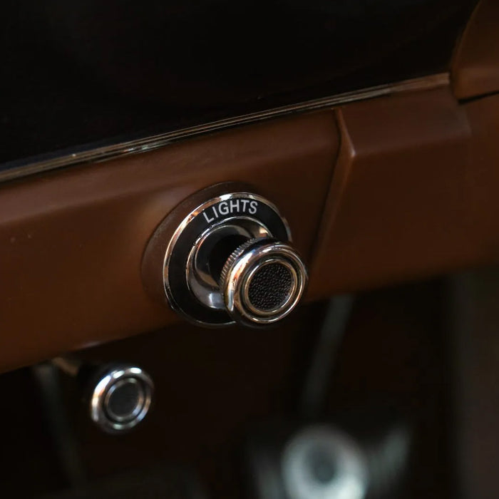 1971-1973 Ford Mustang Chrome Die Cast Headlight Switch Bezel