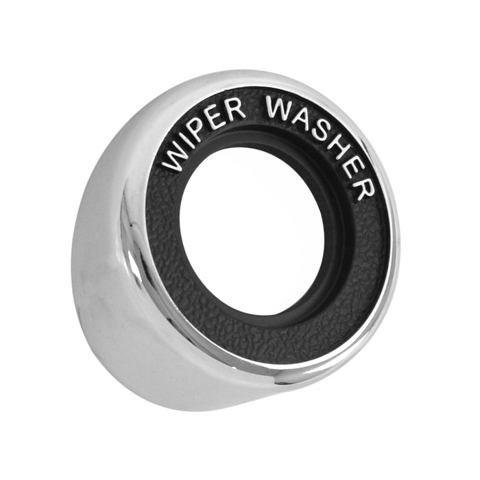 1969-1970 Ford Mustang Chrome Die Cast Windshield Wiper Switch Bezel