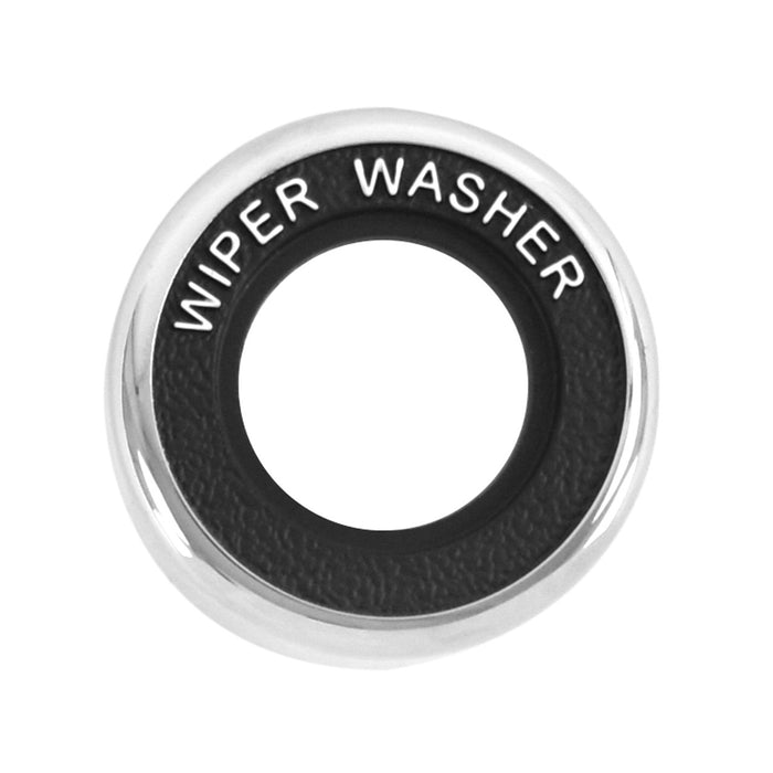 1969-1970 Ford Mustang Chrome Die Cast Windshield Wiper Switch Bezel