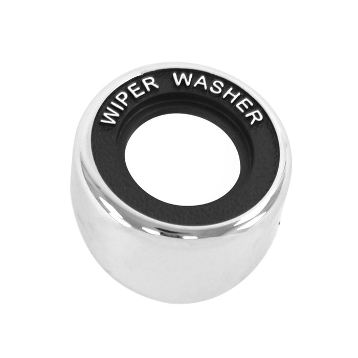 1969-1970 Ford Mustang Chrome Die Cast Windshield Wiper Switch Bezel