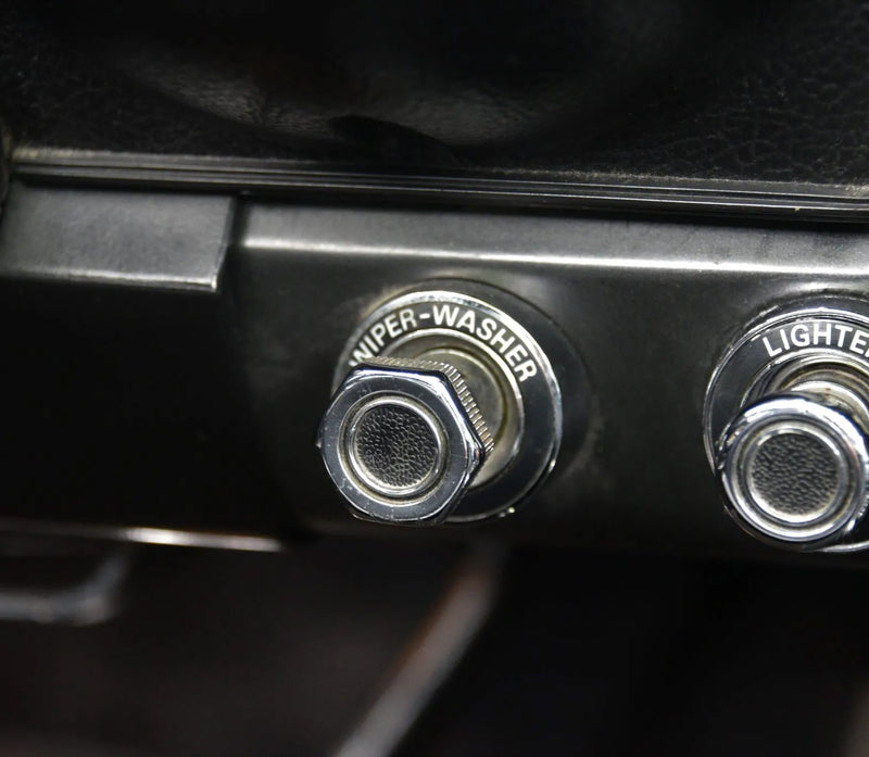 1971-1973 Ford Mustang Chrome Die Cast Windshield Wiper Switch Bezel