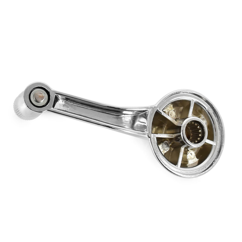 1965-1967 Ford Mustang Inside Door Window Manual Crank Handle Chrome