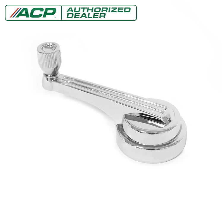 1965-1967 Ford Mustang Inside Rear Quarter Window Manual Crank Handle Chrome